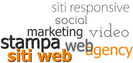 stampa siti web video siti responsive marketing social  agency web